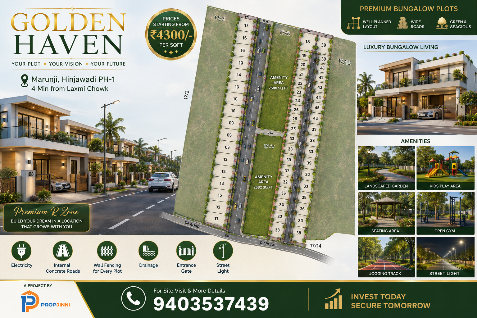 Golden haven 7 Golden Haven Marunji Hinjawadi Phase 1 – Premium Residential Plots in Pune | Starting ₹4300/Sq.Ft